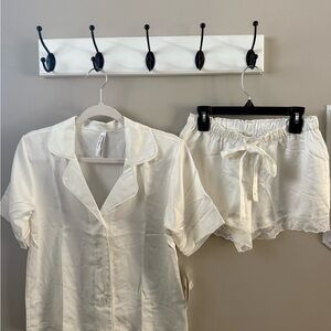 Flora Nikrooz Ivory Satin Sleepwear